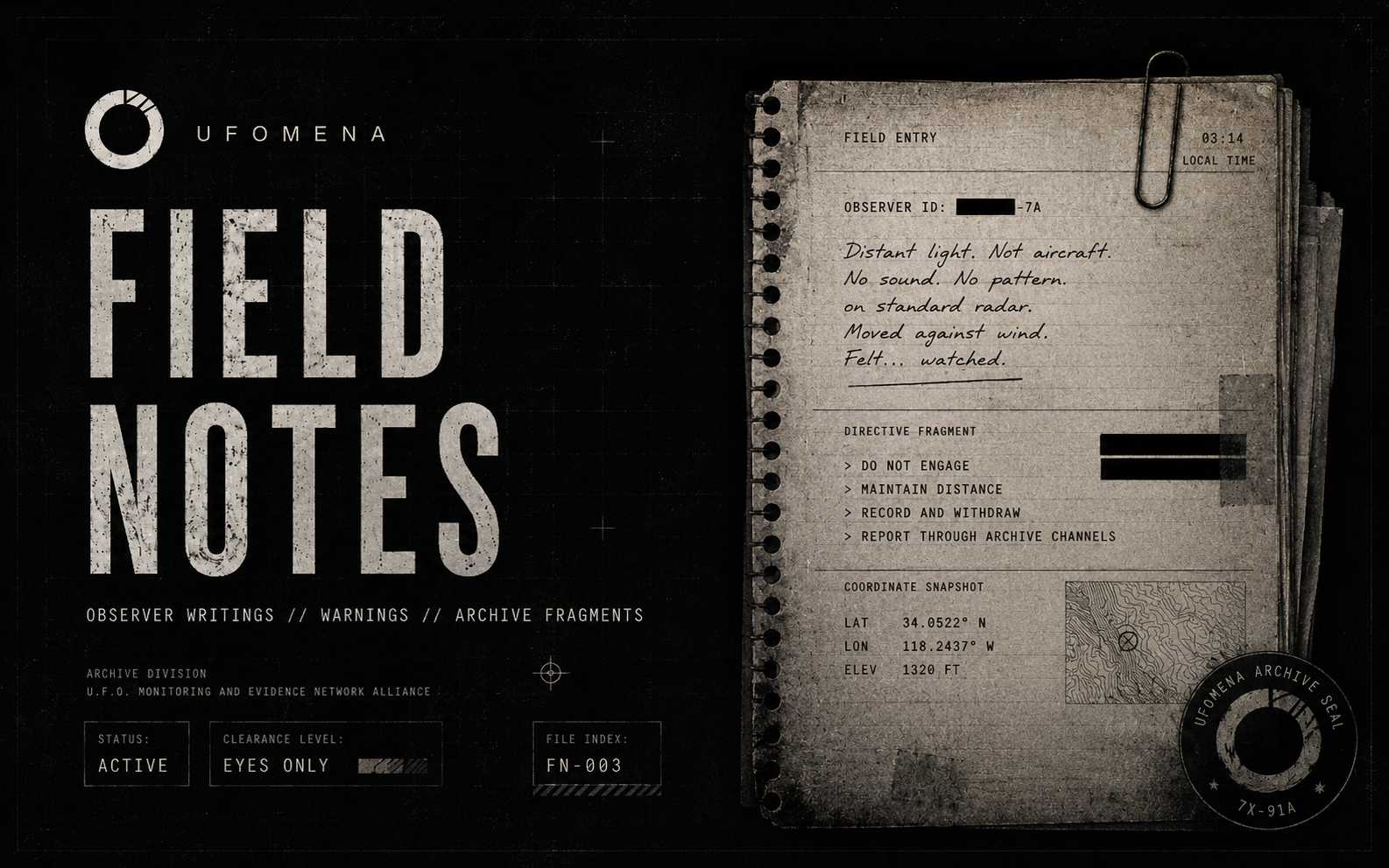 Field Notes