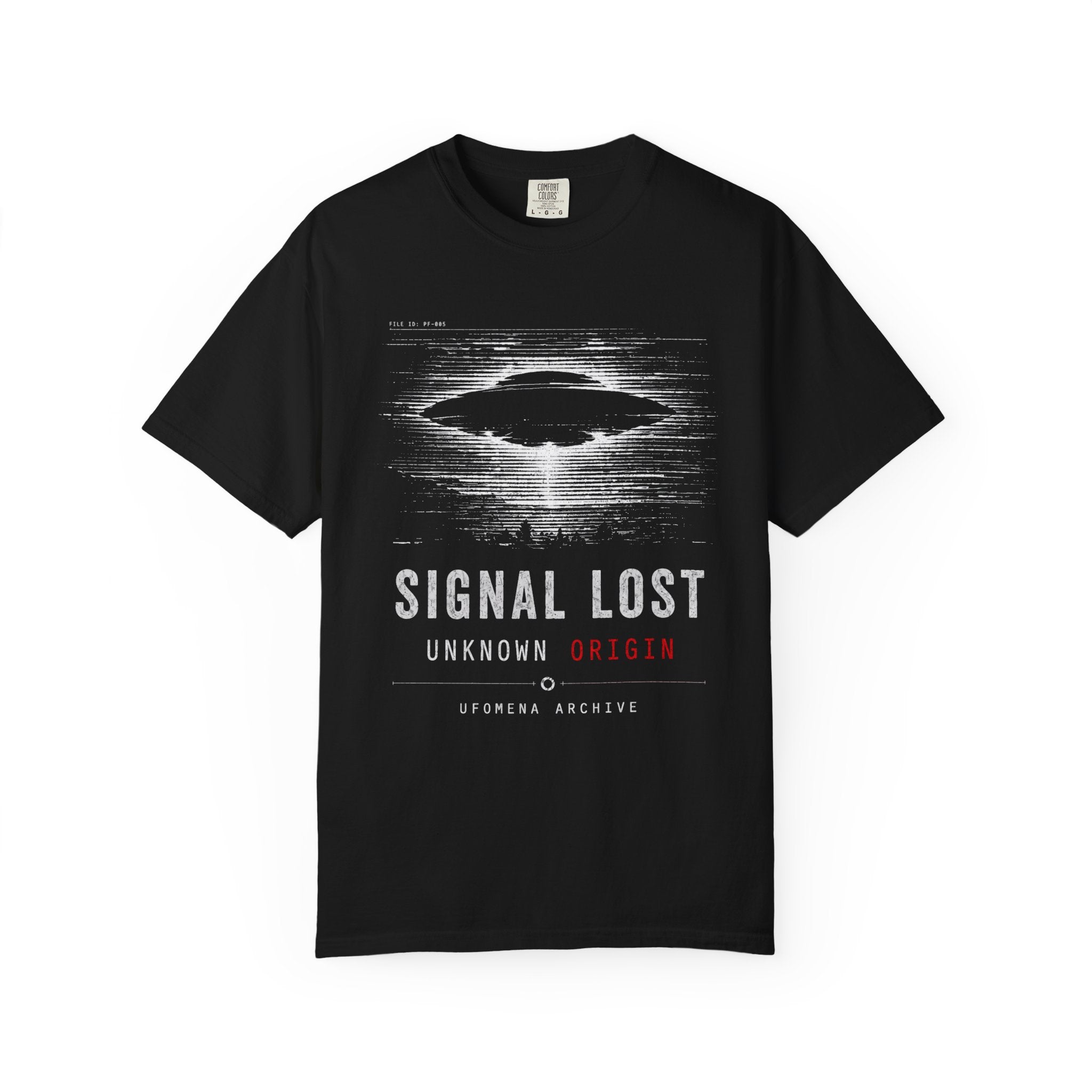 UFOMENA Single Lost Garment-Dyed Tee