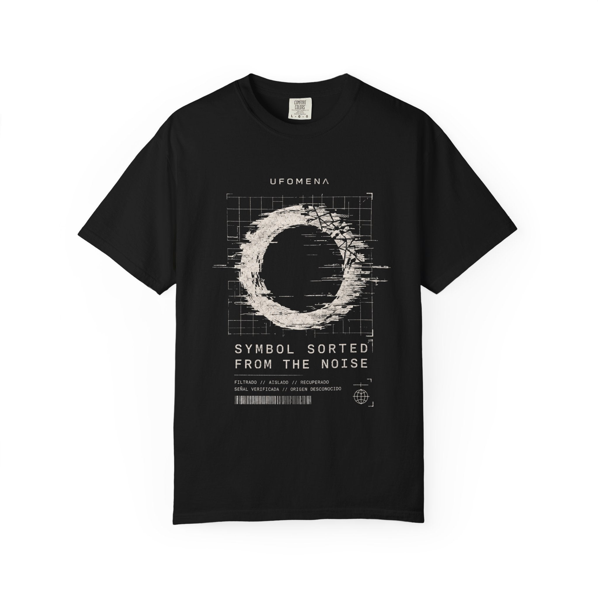 UFOMENA Symbol Sorted From The Noise Garment-Dyed Tee
