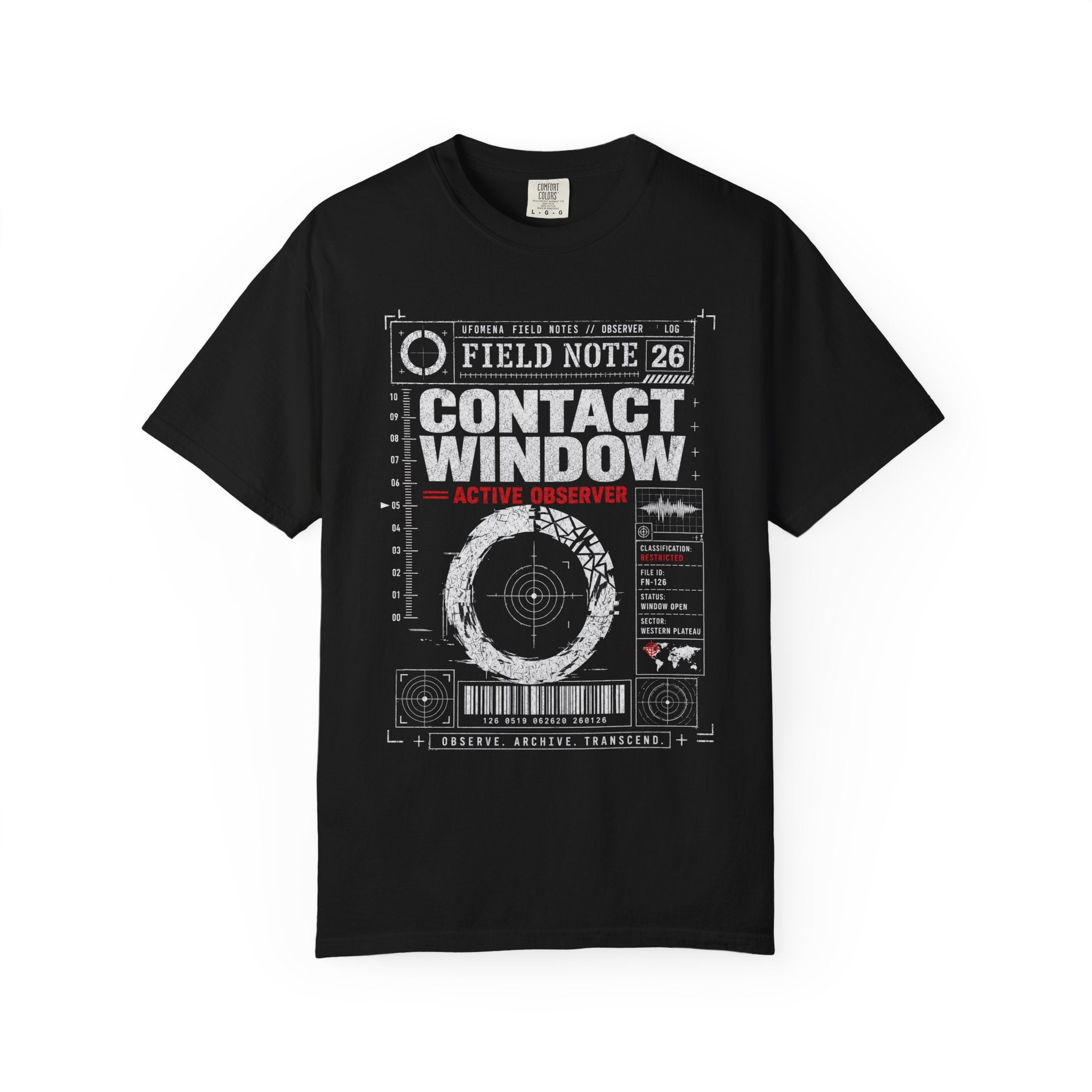 UFOMENA UFN 26 Contact Window Active Observer Garment-Dyed Tee