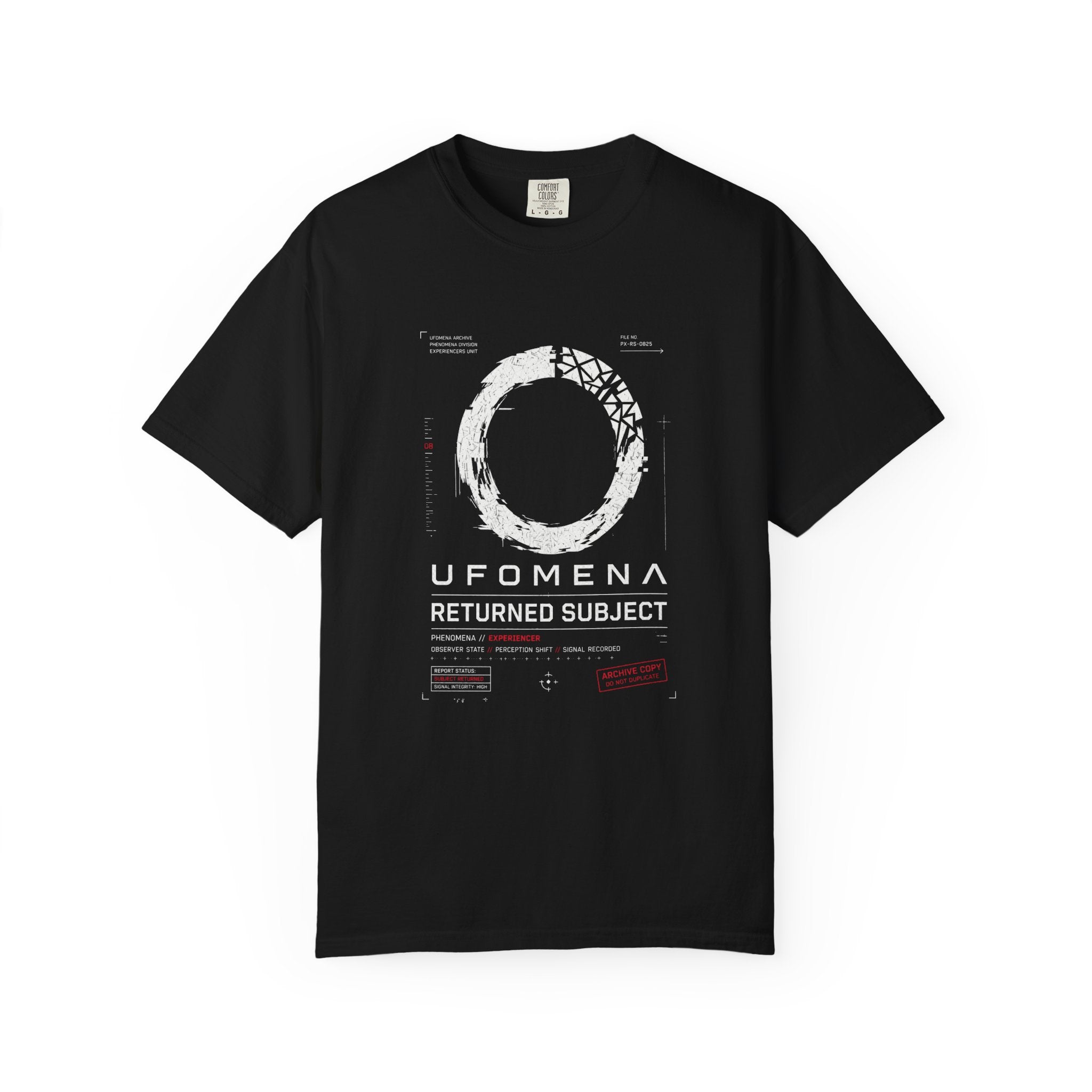 UFOMENA UPE-001 Returned Subject Garment-Dyed Tee