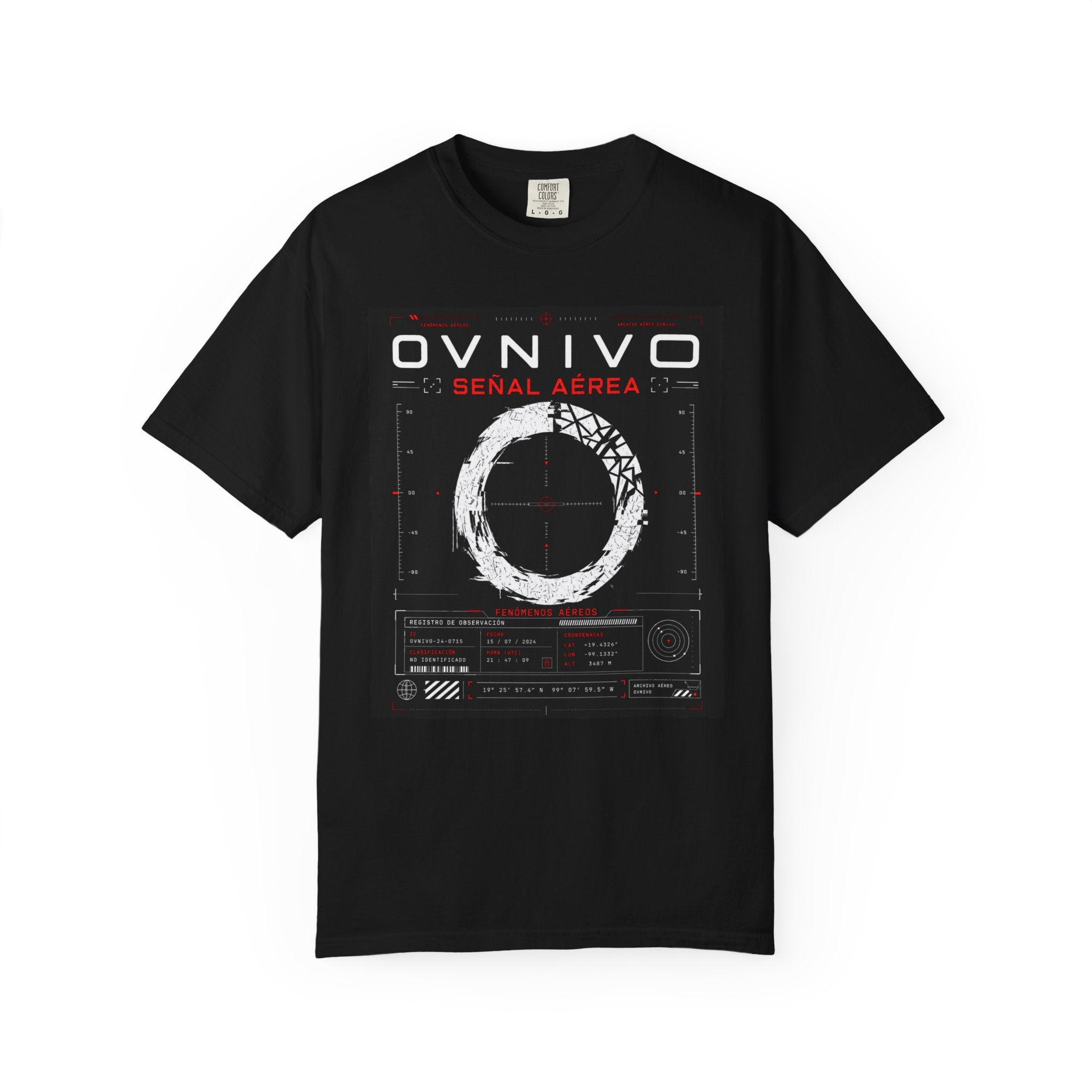 OVNIVO OFA-01 Señal Aérea Camiseta Pigmentada