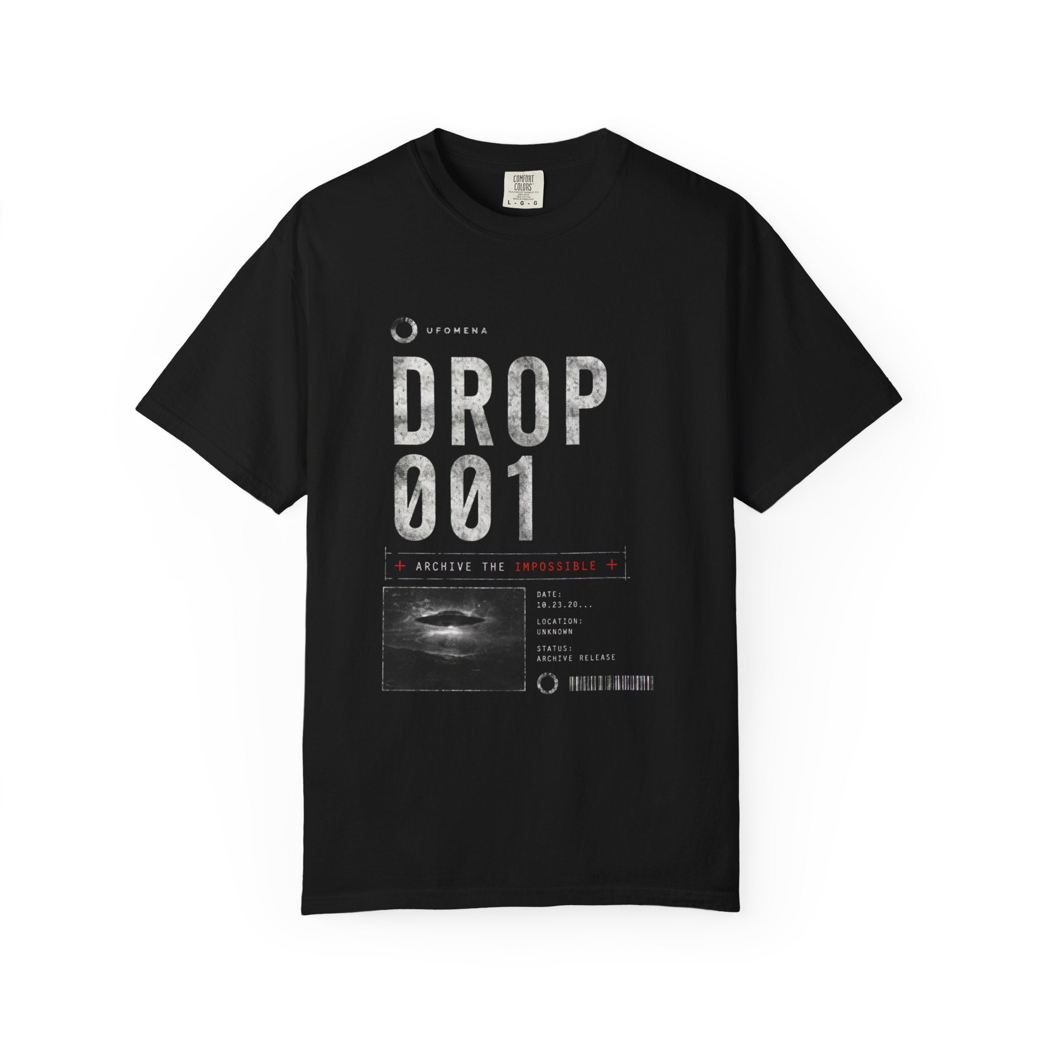 UFOMENA Drop-001 Archive The Impossible Garment-Dyed Tee