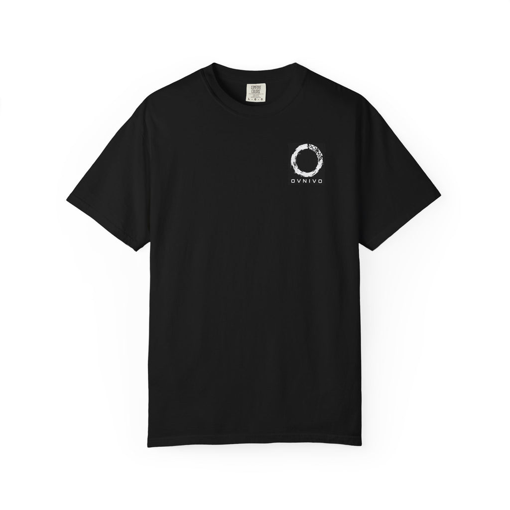 OVNIVO OFE-002: Testigo Retornado Camiseta Estampada Espalda/Bolsillo