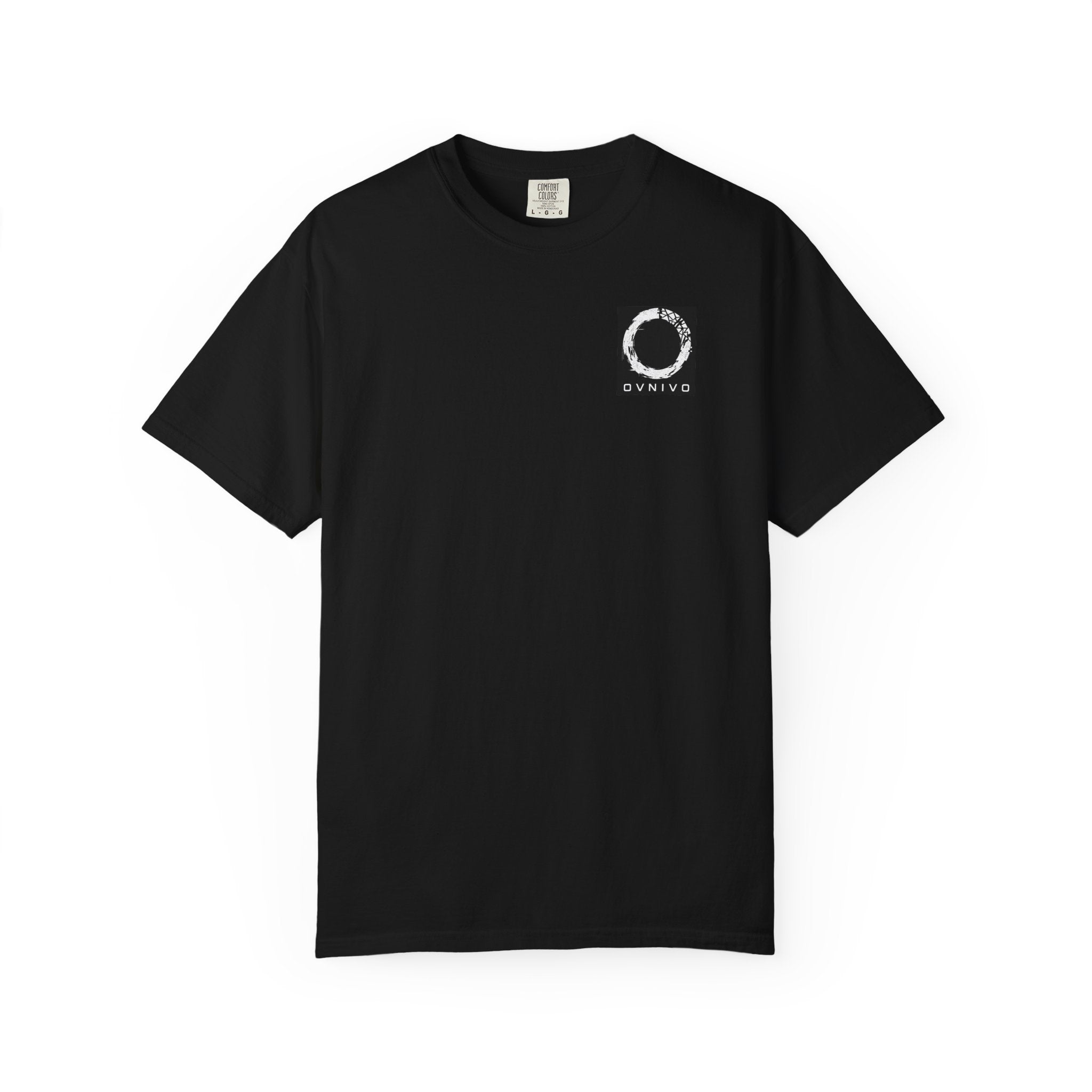 OVNIVO OFE-002: Testigo Retornado Camiseta Estampada Espalda/Bolsillo