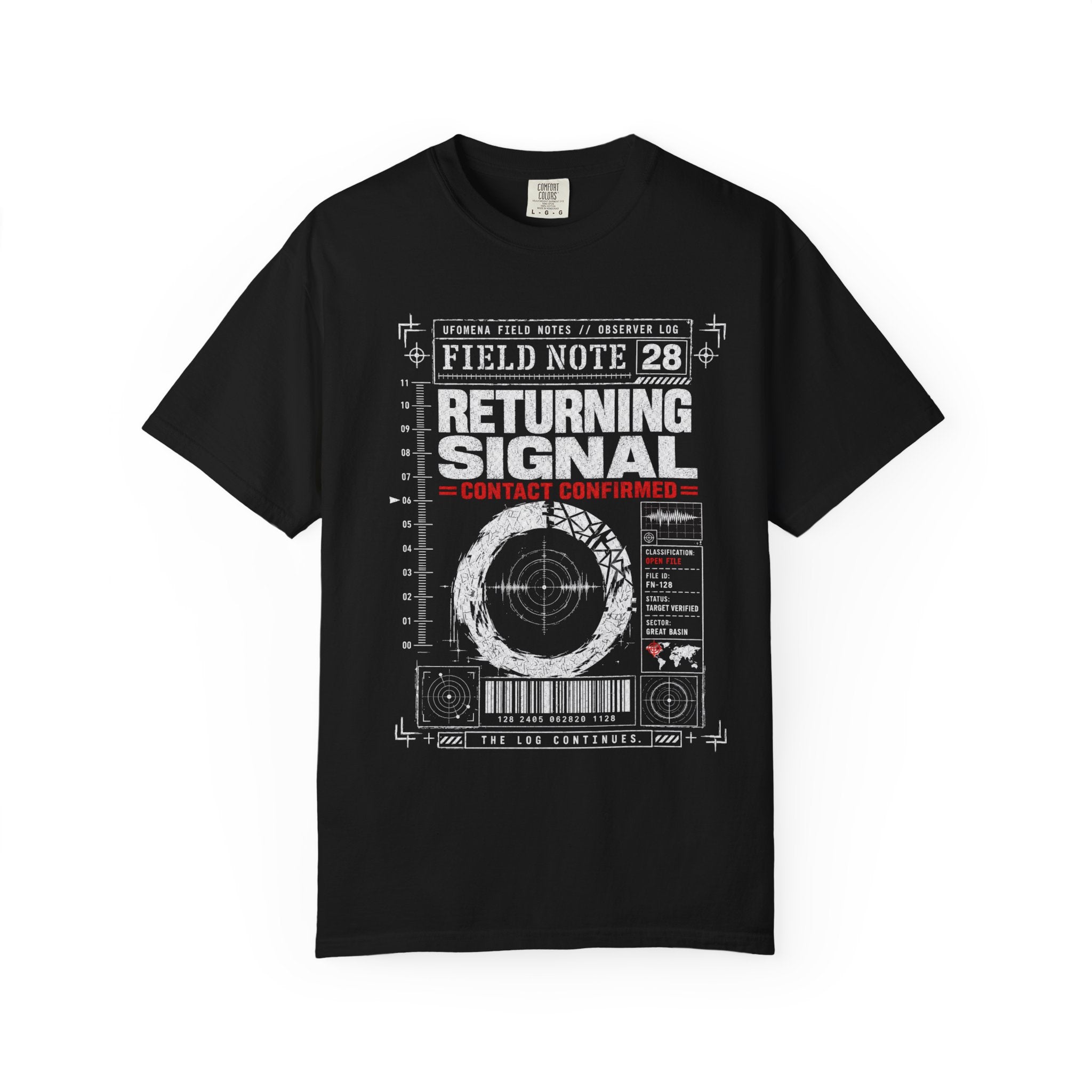 UFOMENA UFN 28 Returning Signal Garment-Dyed Tee