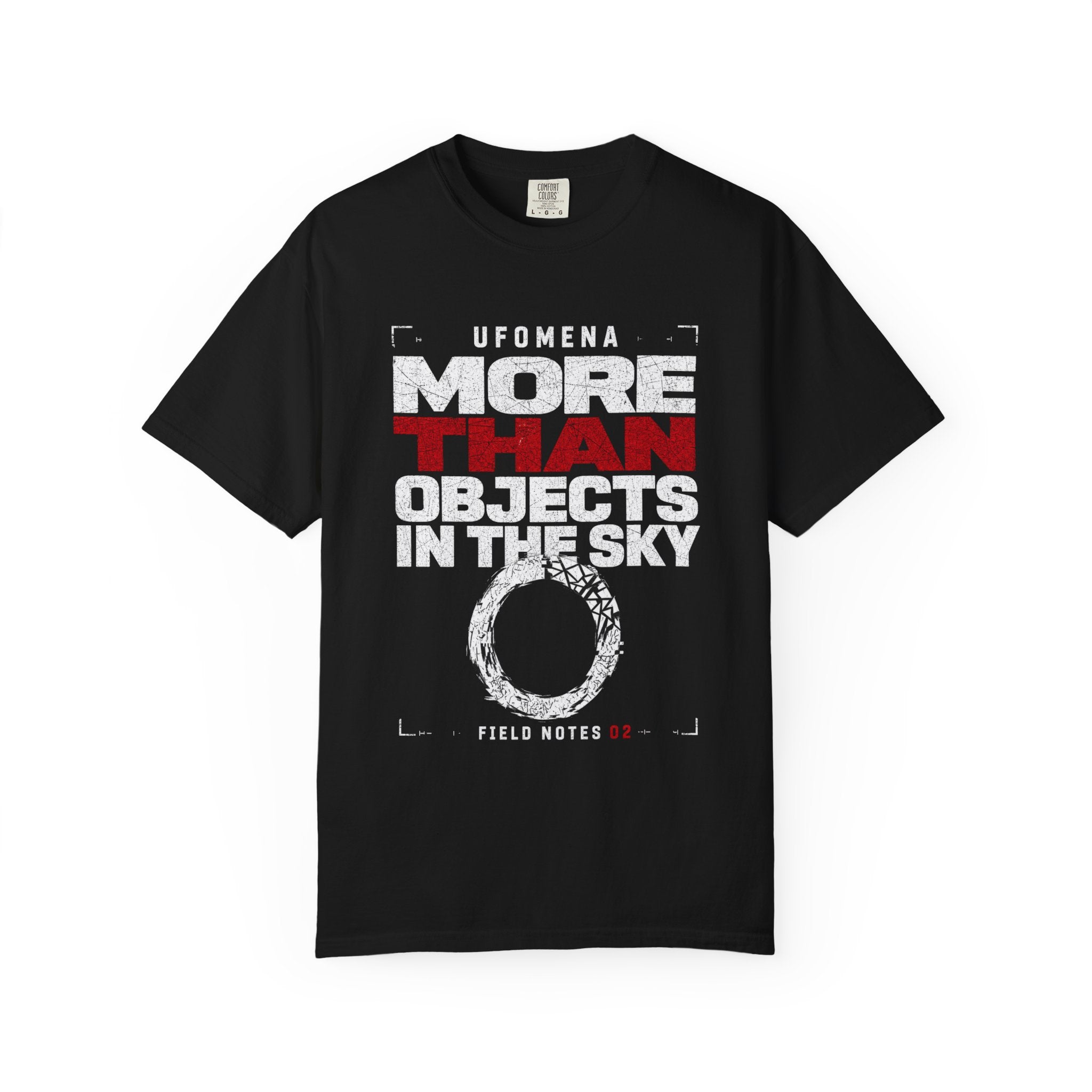 UFOMENA UFN 02 More Than Objects In The Sky Garment-Dyed Tee