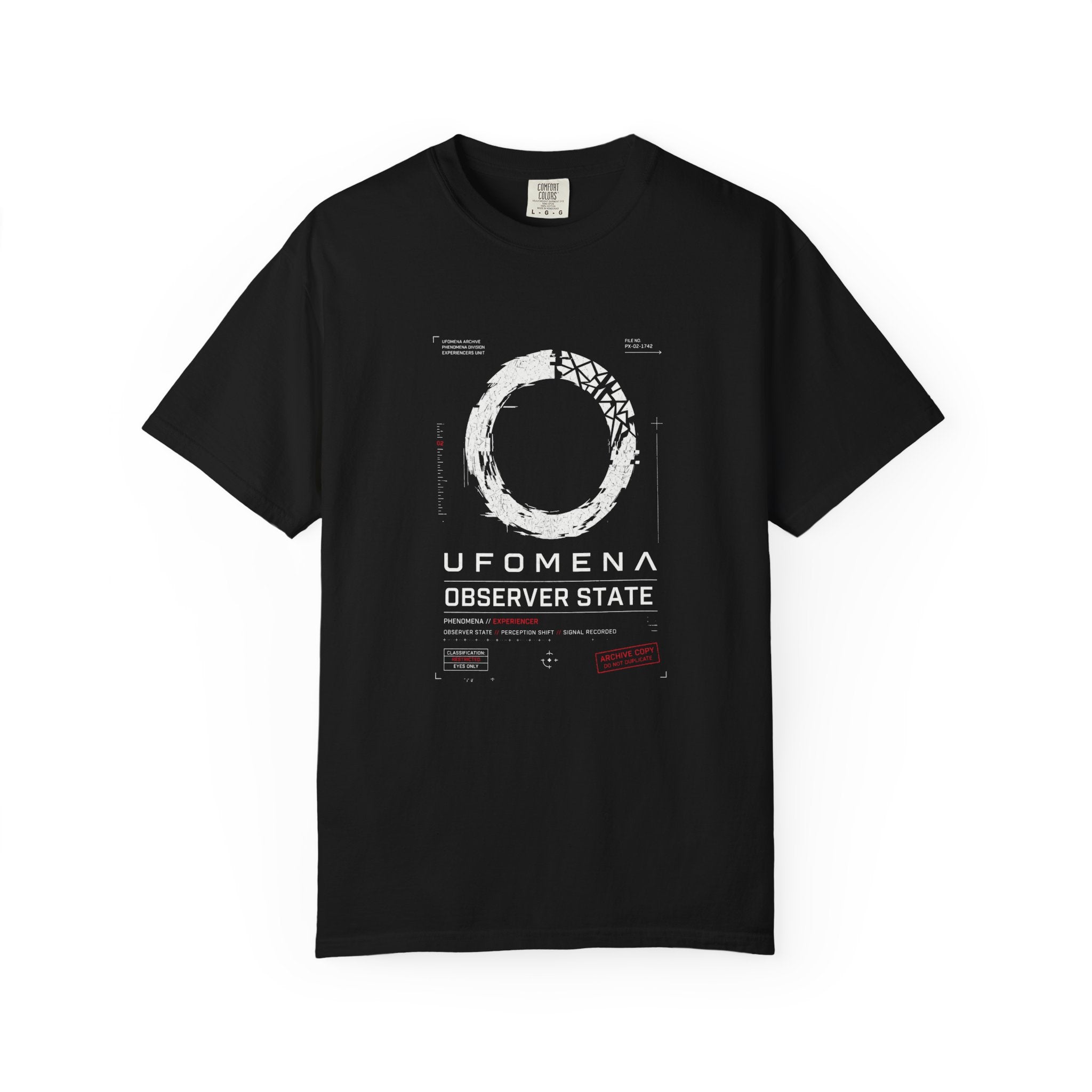 UFOMENA UPE-007 Observer State Garment-Dyed Black
