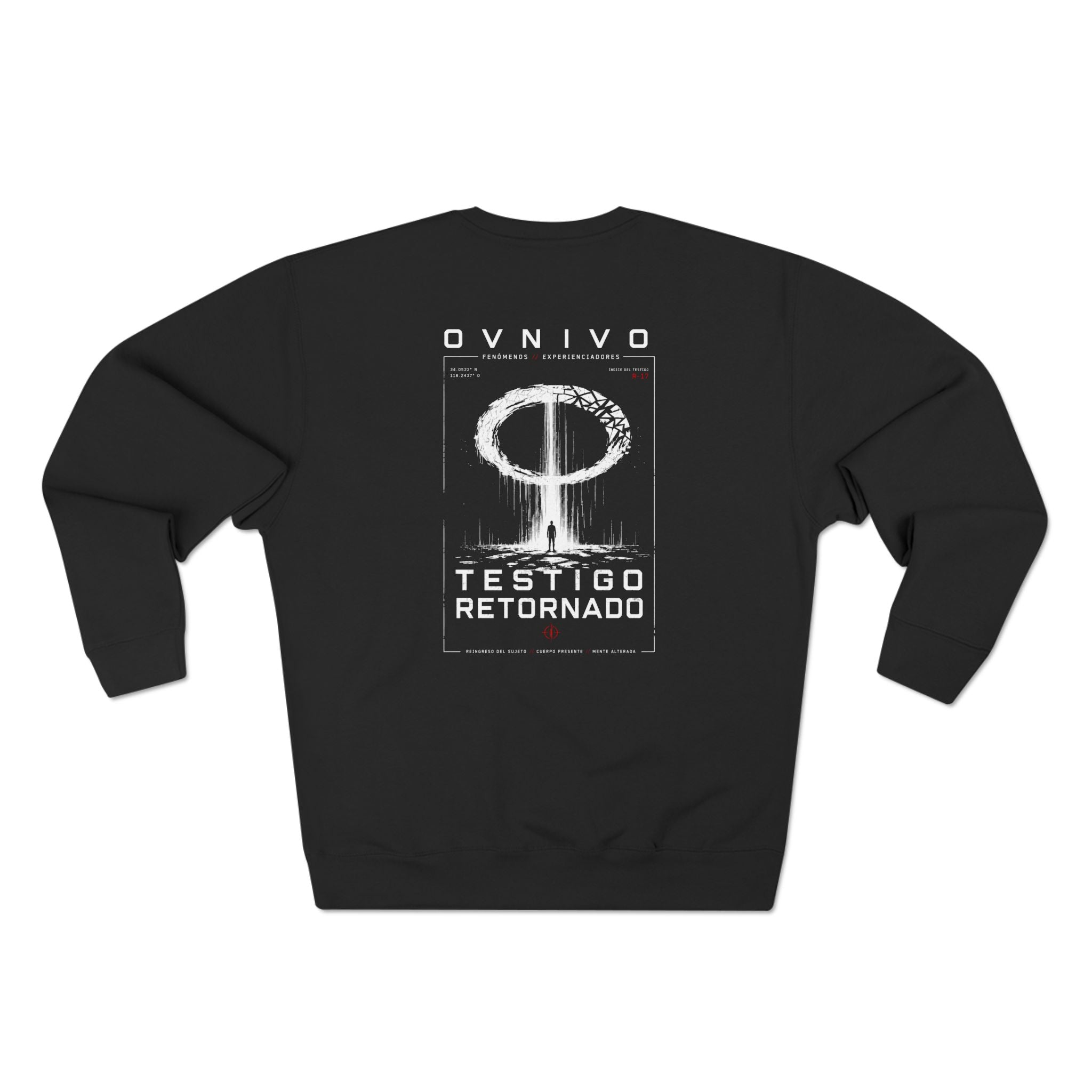 OVNIVO LANZAMIENTO 001 — Testigo Retornado Sudadera