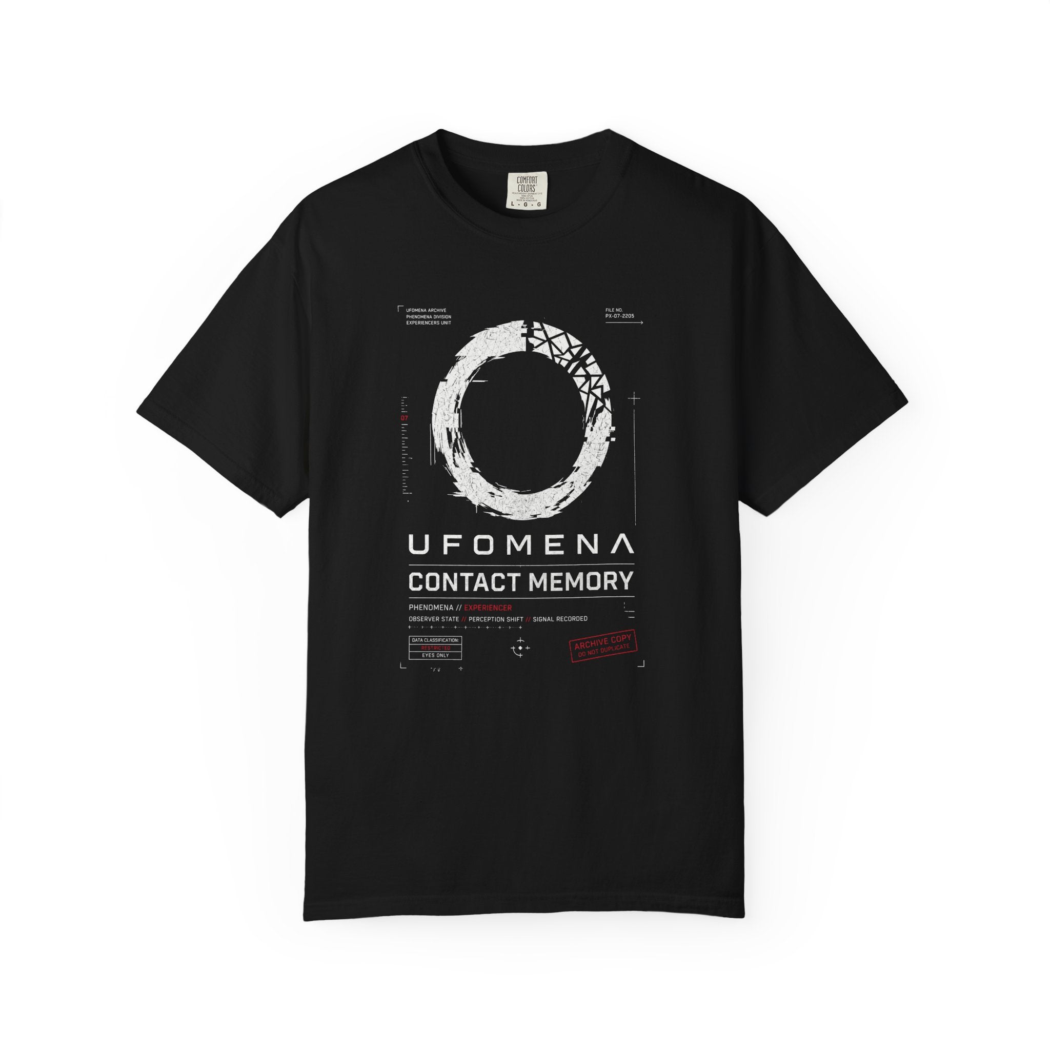 UFOMENA UPE-004 Contact Memory Garment-Dyed Tee