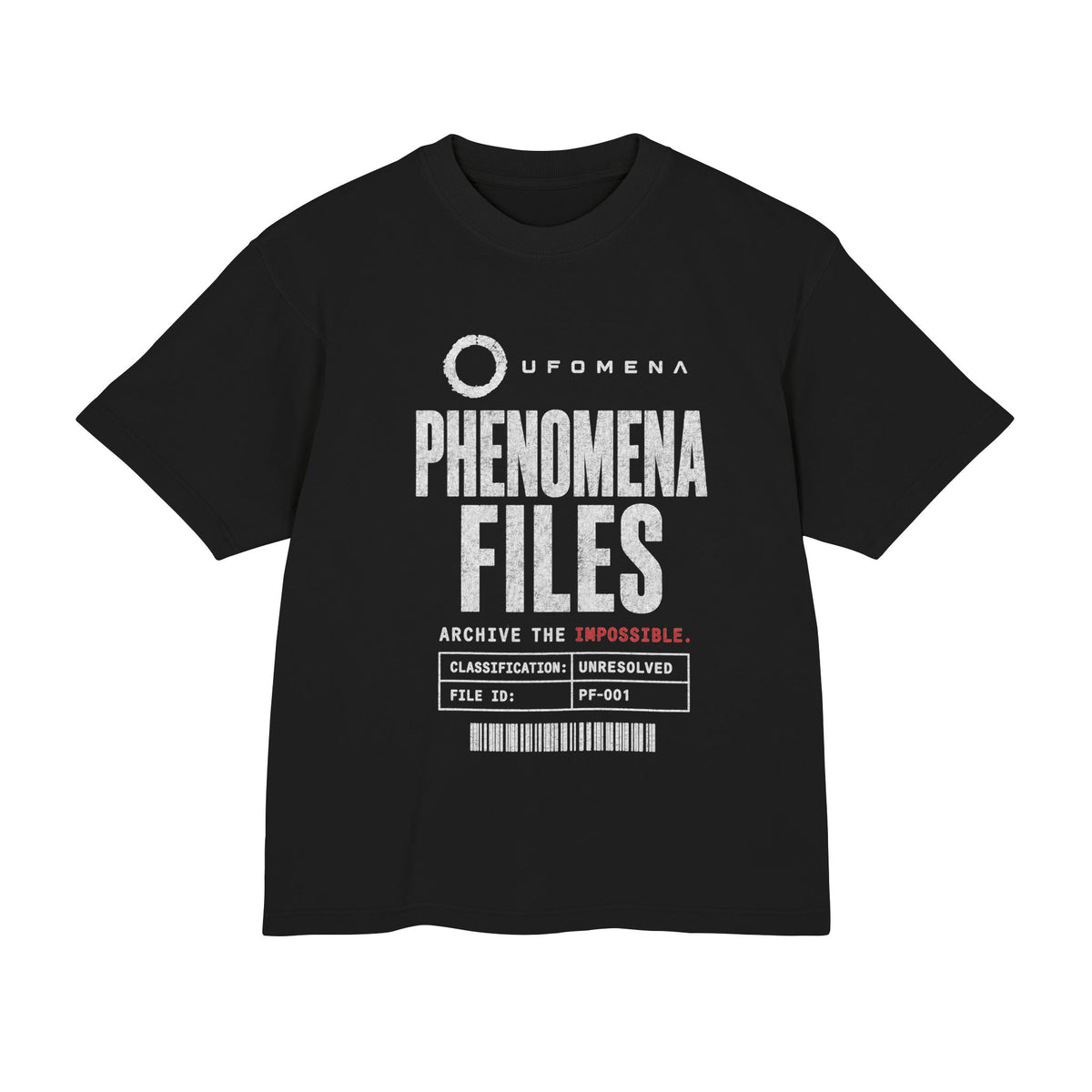 UPF-001 — Phenomena Files Tee