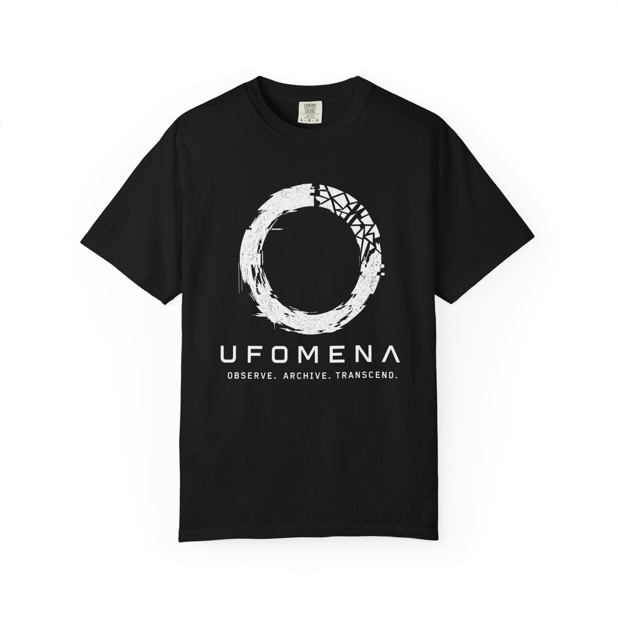 UFOMENA Observe. Archive. Transcend. Garment-Dyed Tee