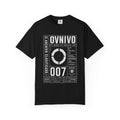 OVNIVO Registro 007 Marca de Archivo Camiseta Pigmentada