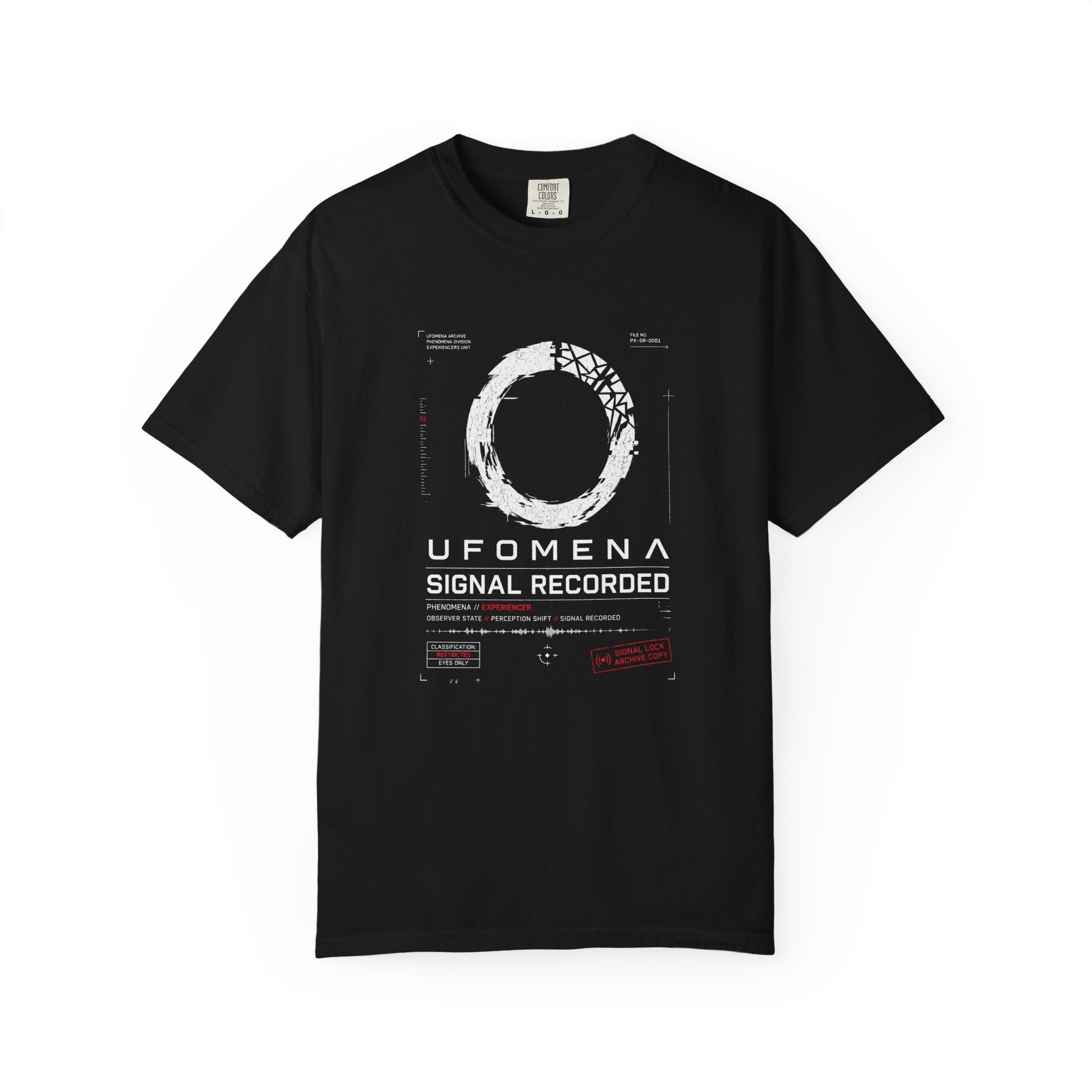 UFOMENA UPE-005 Signal Recorded Garment-Dyed Tee
