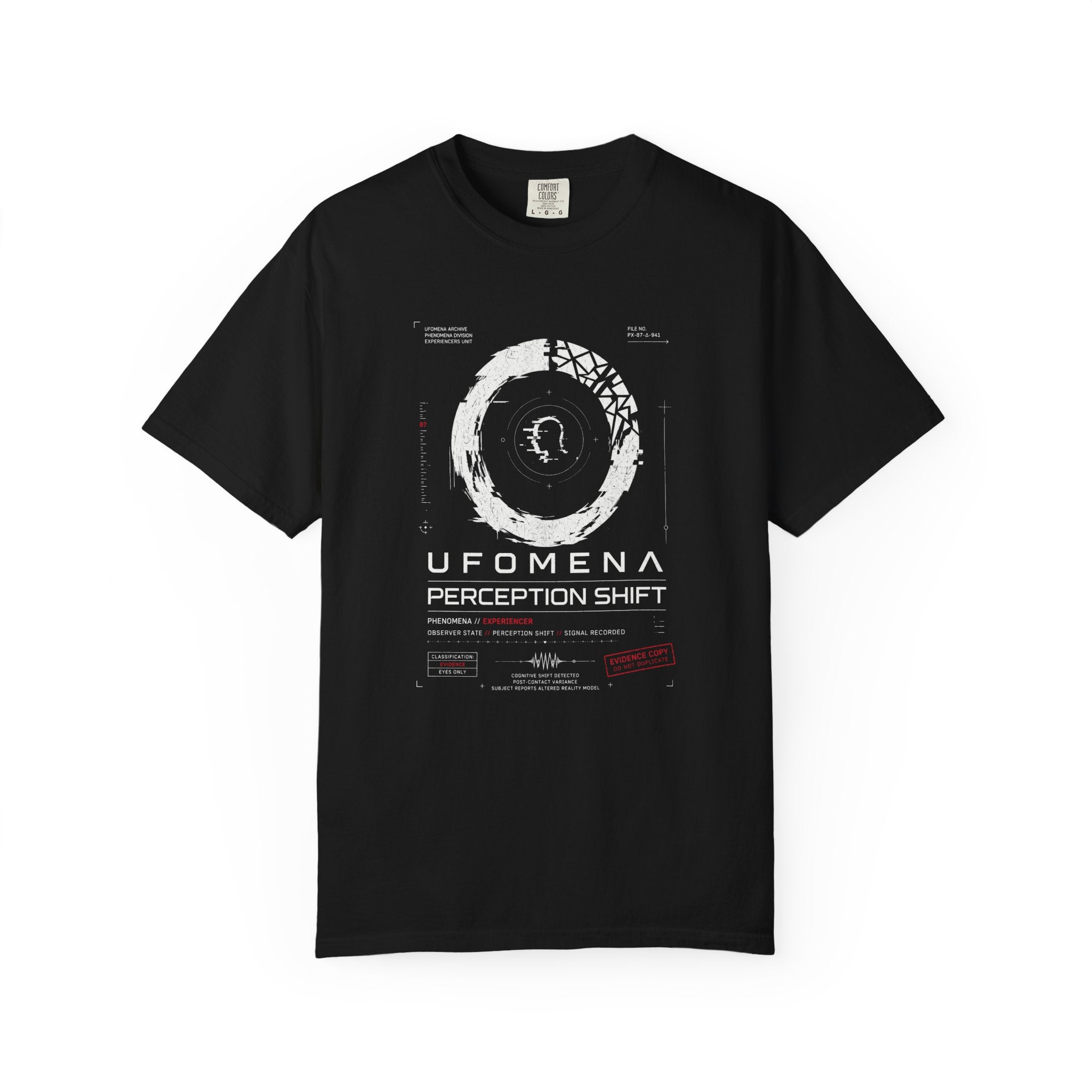 UFOMENA UPE-006 Perception Shift Garment-Dyed Black