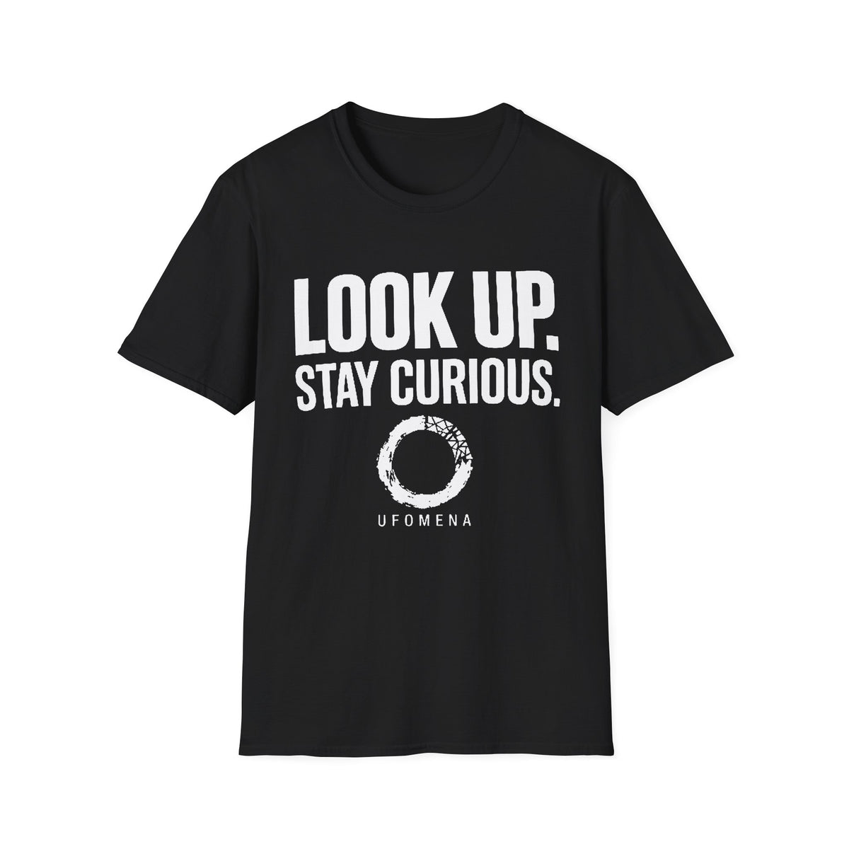 UOE-004 Look Up. Stay Curious. Soft Tee